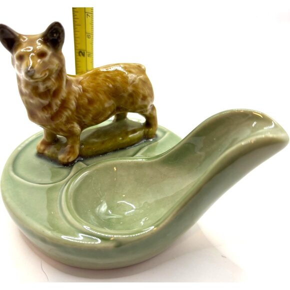 Vintage WADE England CORGI Ornamental Dog Figurine Tobacco Pipe Rest Holder - Picture 6 of 6